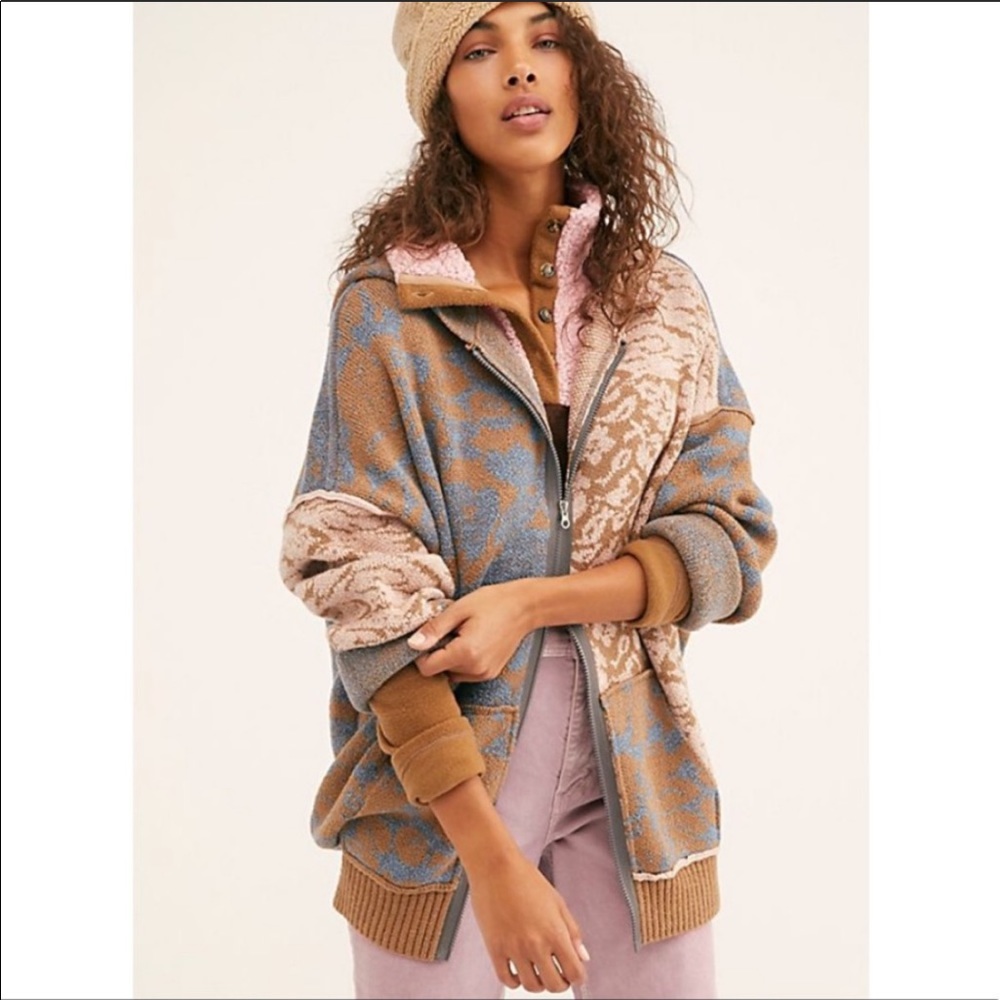 IN SEARCH OF FREE PEOPLE IN BLOOM SWEATER HOODIE